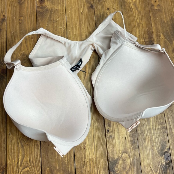 Torrid curve 360 back smoothing push up tshirt bra nude size 48DD - Picture 3 of 6